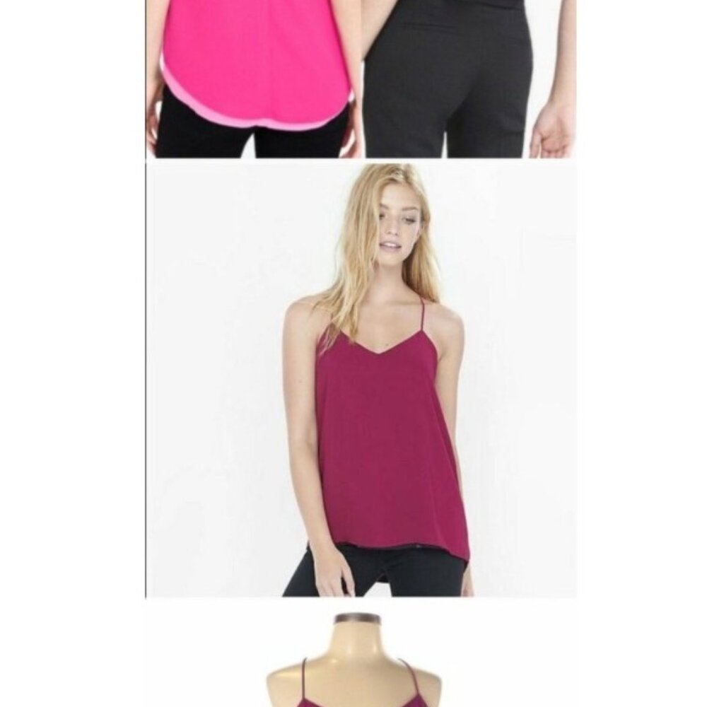 Express Barcelona Reversible Purple Cami Med